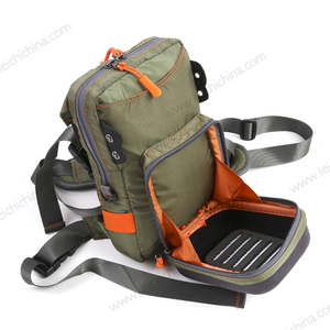 Sage Kılavuzu kalıplı fly tezgah çantası balıkçılık göğüs paketi - Product Image 4