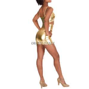 Women <strong>Girls</strong> Cheap <strong>Shiny</strong> Coated Spandex High Waist Wholesale Gymnastics <strong>Shorts</strong> - Product Image 3
