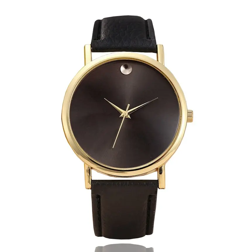 Reloj Geneva Para Hombre, relojes de pulsera de cuero elegantes simples a la moda de China, venta al por mayor
