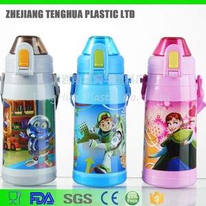 2016 <span class=keywords><strong>Feliz</strong></span> Año Nuevo Productos de Dibujos Animados de Acero Inoxidable Botellas de Agua Para El Bebé/Niños Con Paja 8069 - Product Image 1