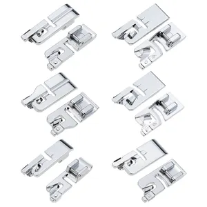 Pièces pour machines à coudre, dentelle à ourlet étroit, 3mm, 4mm, 6mm, lot de 3 pièces, fournitures