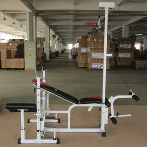 Thiết Bị Tập Thể Dục Đa Năng Tại Nhà Thiết Bị Tập Thể Dục Trọng Lượng Nghiêng, Ghế Có Thể Gập Lại Với Ròng Rọc Và Tấm Trọng Lượng Có Thể Điều Chỉnh - Product Image 6