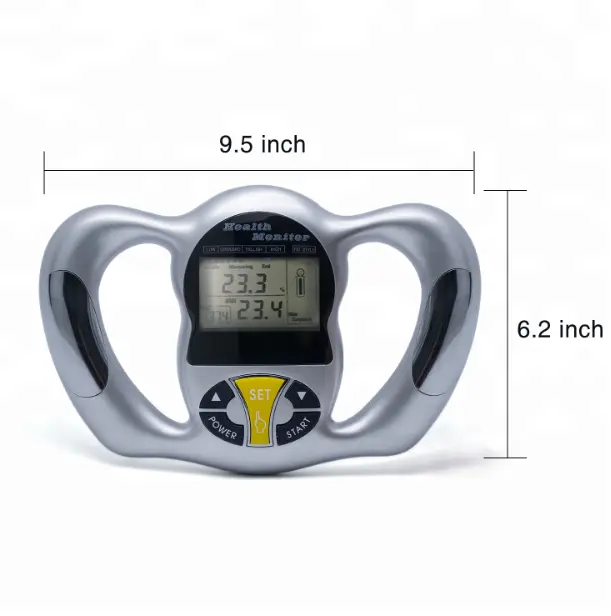 Handheld LCD-Bildschirm Digital Body Fat Analyzer Meter Tester Gesundheit