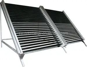 Butterfly evacuated tube solar collector