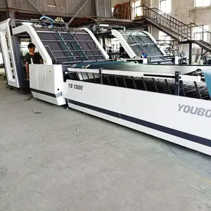 Youbond Laminator 1300E 1450E 1650E, Flute Otomatis untuk Pembuatan Karton