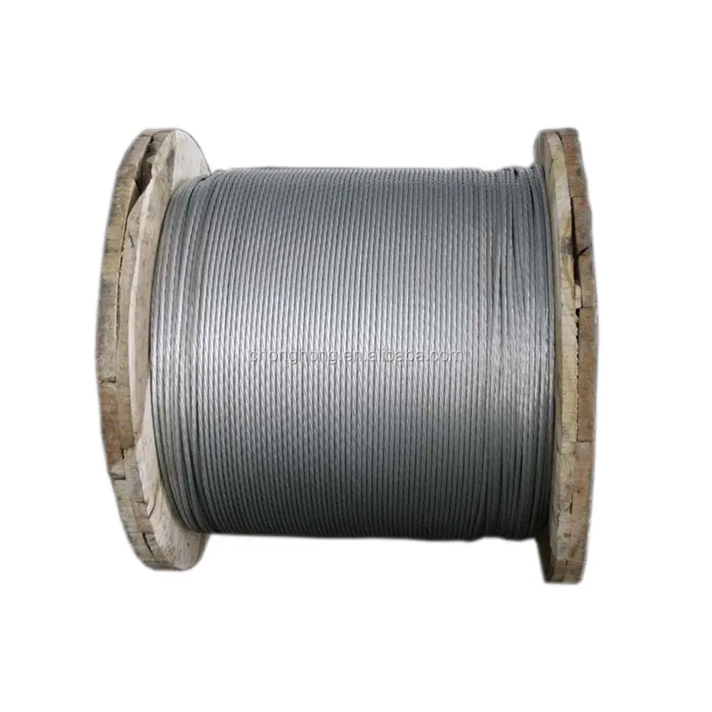 6 x 7 or 6 x 9W Circular Strands Wire Rope,Smooth and Galvanized Two Types