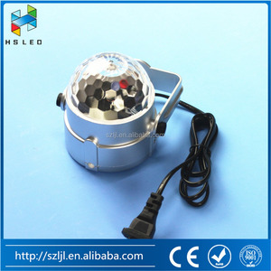 Distinctive 3 W mini LED RGB Full color mágico pequeña bola de cristal de luz - Product Image 6