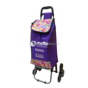 <strong>Three</strong> <strong>Wheel</strong> Shopping <strong>Trolley</strong> Big Volume Shopping <strong>Trolley</strong> Powder Coating - Product Image 3
