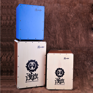 Kleine benutzer definierte Latin Percussion Wood Drum Cajon mit verstellbaren Saiten