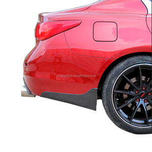 Anteriore e Posteriore In Fibra di Carbonio Mud flaps Splash Guard per Infiniti Q50 14-16 - Product Image 4