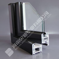 Perfil de ventana deslizante de PVC, con pantalla, UPVC