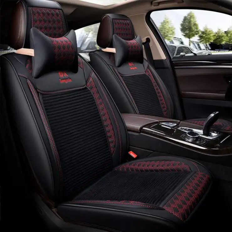 Luxury Full Surround WoodビーズCar Seat Covers U-32