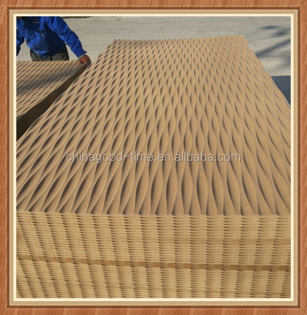 Настенный декор 3D волна mdf доска/mdf 3d доска