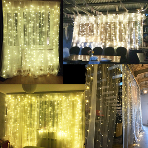 Wholesale 3x3m 6x3m Waterproof fairy String Lighting Christmas Decorative Led Icicle <strong>Curtain</strong> <strong>Lights</strong> for Wedding Party Outdoor - Product Image 4