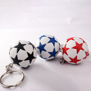 Llavero de fútbol de estilo barato/llavero redondo de <span class=keywords><strong>metal</strong></span>/llaveros de regalo y recuerdo