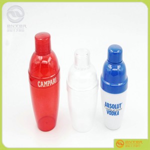 Özel logo plastik <span class=keywords><strong>mini</strong></span> kokteyl <span class=keywords><strong>shaker</strong></span>
