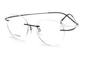 Saf titanyum gözlük çerçeveleri gözlük çerçeveleri, çerçevesiz gözlükler, titanyum çerçeve gözlük