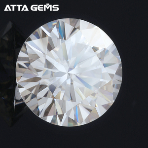 Venta al por mayor 6,5mm <span class=keywords><strong>1</strong></span> <span class=keywords><strong>quilate</strong></span> sintético blanco <span class=keywords><strong>Diamante</strong></span> Suelto anillo precio por <span class=keywords><strong>quilate</strong></span> - Product Image 1