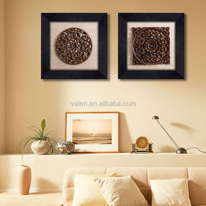 Commercio all'ingrosso grande camera da letto rilievo decorazione della parete dipinti <span class=keywords><strong>cornici</strong></span> scatola ombra nera - Product Image 2