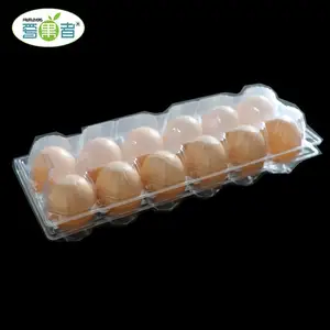 12cells plastic egg tray egg cartons