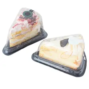 Contenitori in Plastica Trasparente Monouso per Torte, Formaggi, Sandwich e Pasticceria con Coperchio, Vendita all'Ingrosso - Product Image 1