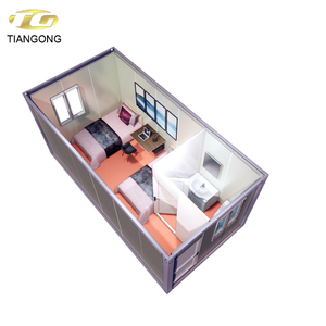 Casa prefabricada Modular de acero personalizado, puerta corredera de seguridad, Panel sándwich de lana Eps/<span class=keywords><strong>rcok</strong></span> CN;HEN TG, fabricante de China, Polonia - Product Image 1