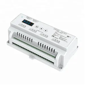 SKYDANCE D12 12 Kanal Konstante Spannung 60 A DMX RDM-Decoder Din Rail PWM Digitalanzeige DMX-Controller DMX512 Dimmer 12-24V