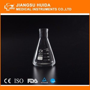 Venta caliente HDA 5009 boca 5-2000 ml <span class=keywords><strong>erlenmeyer</strong></span> de vidrio tierra estándar - Product Image 5