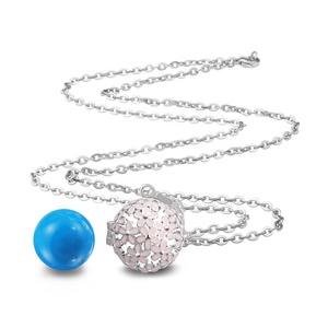 Carillon musicale di <span class=keywords><strong>maternità</strong></span> gravidanza Harmony Bola angelo chiamanti cage pendente della collana - Product Image 2