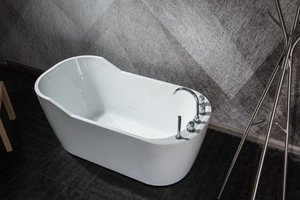 Bañera independiente de acrílico para adultos y el hogar, individual, familiar, pequeña - Product Image 1