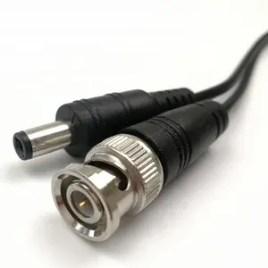 BNC Câble Vidéo Mâle avec Câble D'alimentation cc