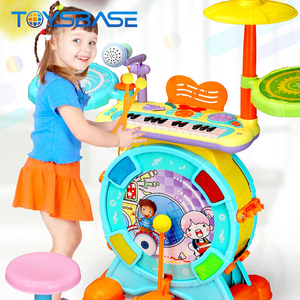 Multifunction <strong>Kids</strong> 2 in 1 Electronic Musical Piano Play Toy Drum <strong>Keyboard</strong> - Product Image 1
