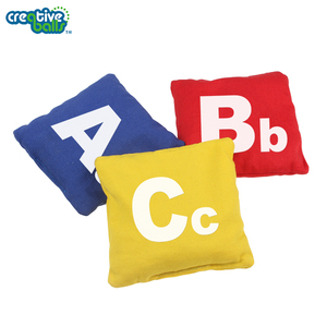 2018 nuevo colorido Lona de Bolsa De La <span class=keywords><strong>Haba</strong></span> juego cuadrado bolsa de frijol - Product Image 4