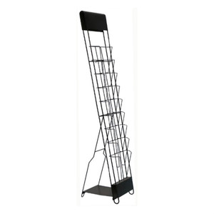 Cina lantai berdiri multi-tier majalah perpustakaan rak display buku - Product Image 1