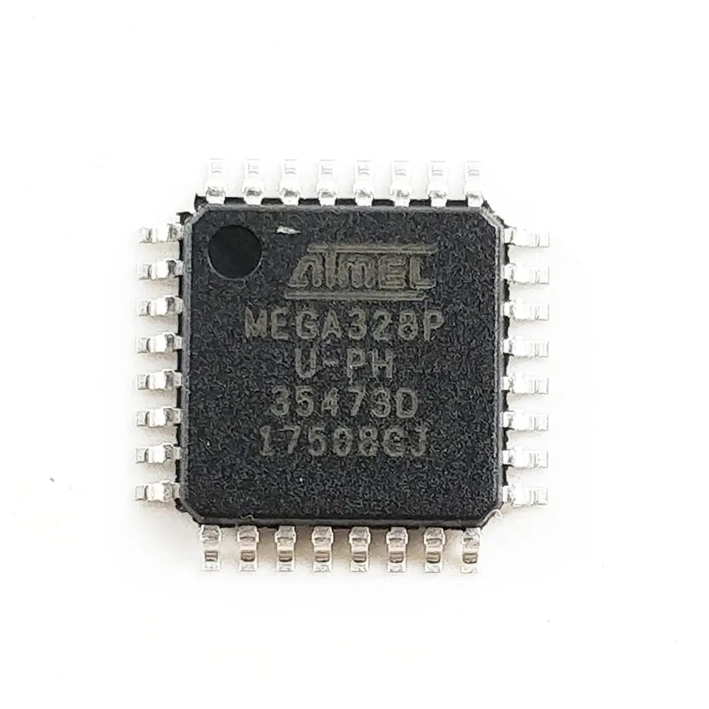 Matrizes de microcontroles avr flash 8 bit, microcontroles para atmega Atmega328p-AU p/328/Atmega328p-AU qfn