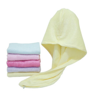 Serviettes turban pour sécher les <span class=keywords><strong>cheveux</strong></span>, turban, fabriqué en <span class=keywords><strong>fibre</strong></span> <span class=keywords><strong>de</strong></span> <span class=keywords><strong>bambou</strong></span>, séchage rapide, nouveauté - Product Image 2