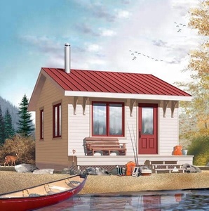 Prefab tiny home European style prefabricated cabin 2018