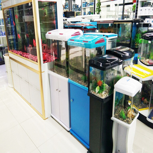 Nihao muebles para el hogar lujo cristal acrílico con <span class=keywords><strong>acuario</strong></span> de acrílico tanque de <span class=keywords><strong>peces</strong></span> de <span class=keywords><strong>acuario</strong></span> para <span class=keywords><strong>peces</strong></span> - Product Image 6