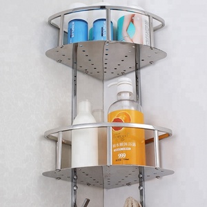 Mensola per Bagno a Due Ripiani, <span class=keywords><strong>Porta</strong></span> <span class=keywords><strong>Shampoo</strong></span> e <span class=keywords><strong>Porta</strong></span> Sapone per <span class=keywords><strong>Doccia</strong></span> - Product Image 1