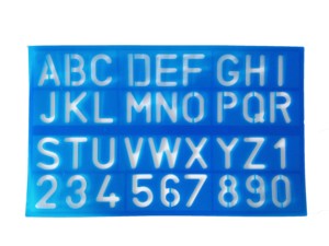 Ensemble de règles de traçage pour enfants - 5 pochoirs de lettres de l'<span class=keywords><strong>alphabet</strong></span>, règle de traçage de l'<span class=keywords><strong>alphabet</strong></span> - pochoir en plastique ABC pour enfants - Product Image 2