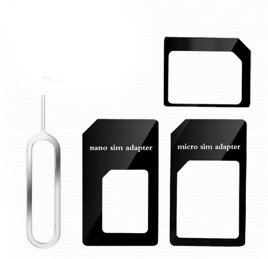 Factory Supply 4in1 3in1 Nano Sim Card Holder Micro Sim Card Holder Adapter