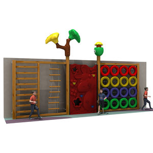 Grande structure de jeu extérieure en LLDPE pour enfants, <span class=keywords><strong>mur</strong></span> d'<span class=keywords><strong>escalade</strong></span> pour bébés, idéal pour les écoles maternelles - Product Image 6