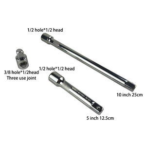 Ratchet Quick 1/2 Inch Giao Diện 125Mm Kết Nối Thanh Mở Rộng Đầu Ổ Cắm Thay Đổi Ba Chiều Kết Nối Thanh Kéo Dài - Product Image 3