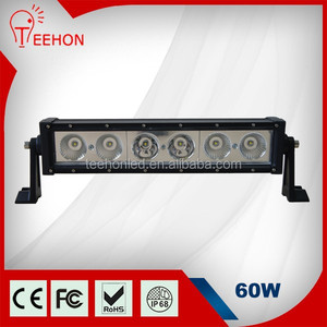 12 " 60 w seule ligne conduit barre lumineuse incurvée hors route lampe <span class=keywords><strong>de</strong></span> travail <span class=keywords><strong>conduite</strong></span> à faible - Product Image 2