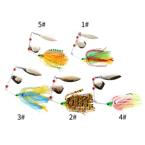 Hengjia Rotante In Metallo Paillettes esche Da <span class=keywords><strong>Pesca</strong></span> Barbuto Rumoroso Spinner Buzzbait - Product Image 1