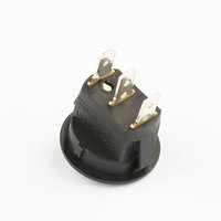 Vente chaude Kcd8 6a 250v 3 broches 12v Led interrupteur à bascule rond 20.2mm