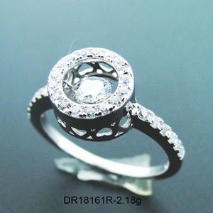 925 Sterling Silber Cubic Zirkon Tanzen Diamant CZ Ringe - Product Image 4