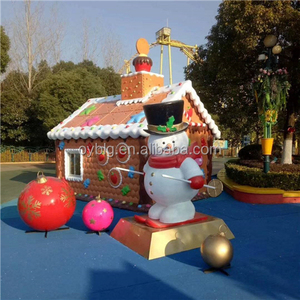<span class=keywords><strong>Casa</strong></span> Gigante in Vetroresina a Tema Natalizio per Parco Giochi all'Aperto per Bambini - Product Image 2