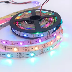 กันน้ำ sk6812 ws2812b rgb 5050 พิกเซล led strip 30/60/144 leds/m