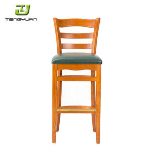 Moderne Massief Houten Barkrukken Voor Thuisbar En Eetkamer Commercieel Gebruikt Economisch Geprijsd Barmeubilair - Product Image 1